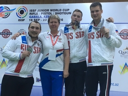 Юниоры из России заняли весь пьедестал почёта на Кубке мира в Габале 