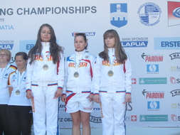 Каримова, Зыкова и Соколова заняли 3-е место на Первенстве Европы