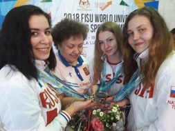 Ефимова, Иванова и Павлова поднялись на пьедестал почёта Чемпионата мира