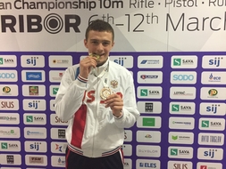 Андрей Головков - победитель Первенства Европы по пулевой стрельбе 