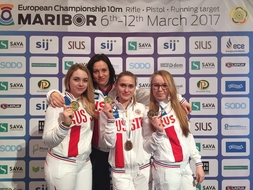 Юлия Каримова, Дарья Вдовина и Анастасия Галашина завоевали «золото» на Чемпионате Европы