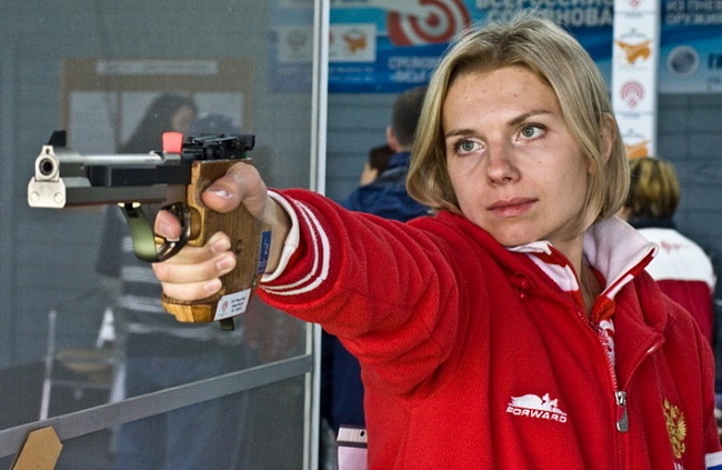 Юлия Алипова - обладательница Кубка России в стрельбе из малокалиберного пистолета