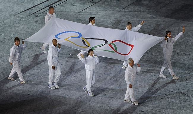 Флаг Международного Олимпийского Комитета