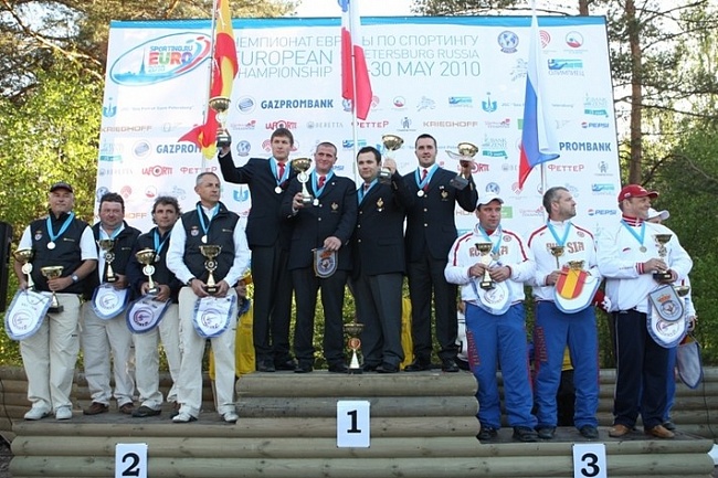 Все призеры командного первенства чемпионата Европы среди мужчин