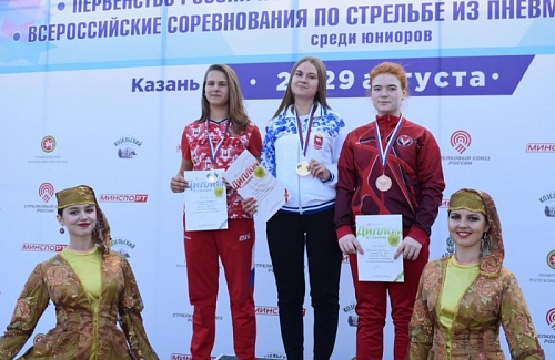 Анна Асомчик завоевала золото Всероссийских соревнований