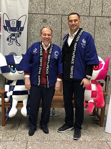 Владимир Лисин и спортивный директор Оргкомитета Олимпийских  Игр в Токио-2020. 