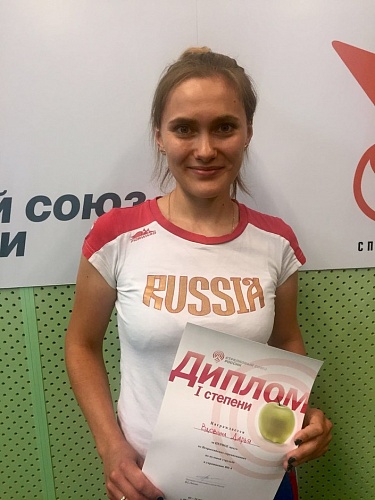 Дарья Вдовина - лучшая на Всероссийских соревнованиях в стрельбе из пневматической винтовки