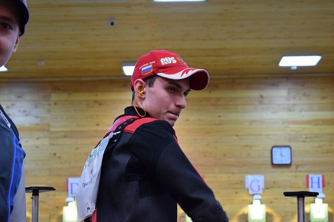 Победитель Всероссийских соревнований в стрельбе из пневматической винтовки Григорий Шамаков