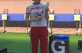 Маргарита Ломова – лучшая в стрельбе из пневматического пистолета на Кубке мира среди юниоров