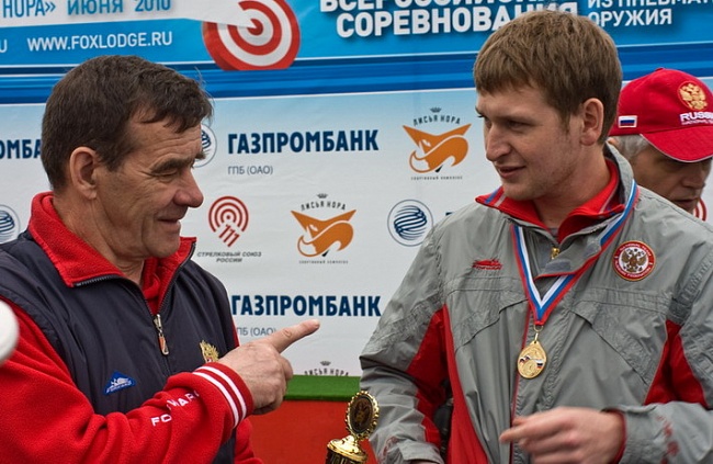 Леонид Екимов со своим наставником