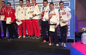 Марсов, Головков и Маилков завоевали "бронзу" в командных соревнованиях Первенства Европы