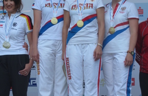 Мастянина, Коршунова и Алипова – победительницы чемпионата Европы