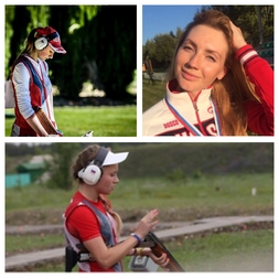 Екатерина Рабая, Татьяна Барсук и Юлия Туголукова – чемпионки Европы по стендовой стрельбе