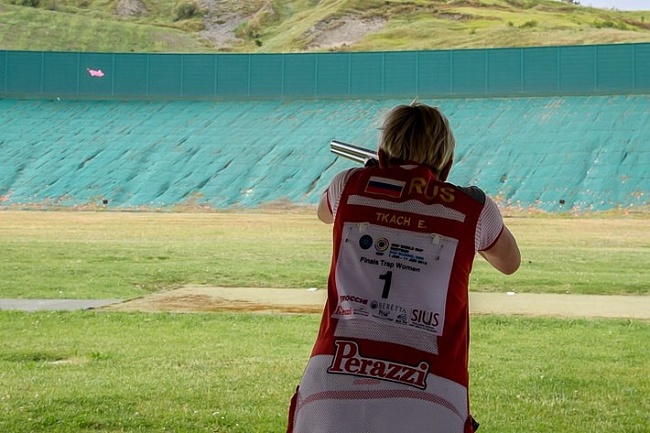 Елена Ткач в финале (2016 ISSF | Photo: Nicolò Zangirolami)